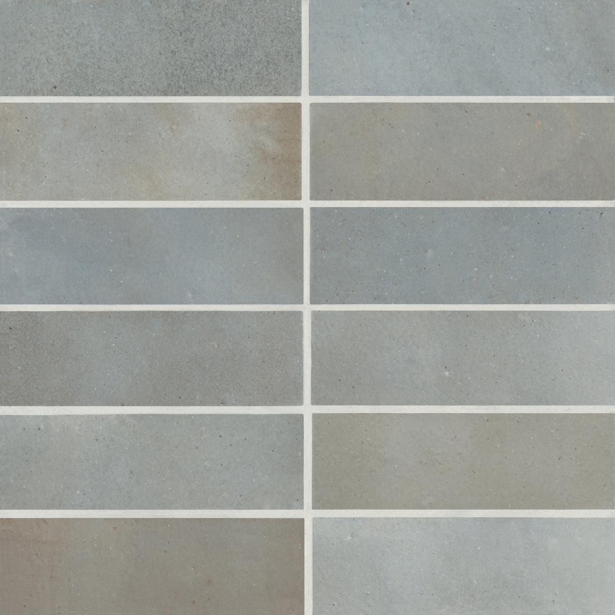 Bedrosians Celine 2" x 6" Matte Porcelain Floor & Wall Tile in Blue | Item Code 100003116