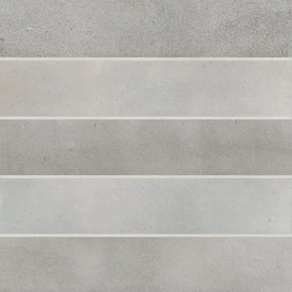 Bedrosians Celine 2.5" x 12" Matte Porcelain Floor & Wall Tile in Greige | Item Code 100003119