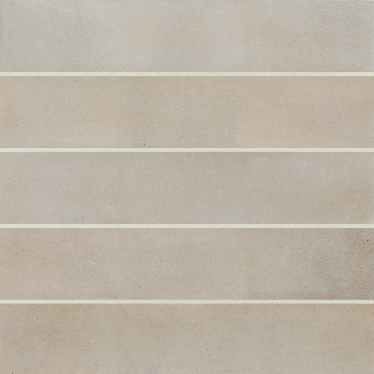 Bedrosians Celine 2.5" x 12" Matte Porcelain Floor & Wall Tile in Taupe | Item Code 100003120