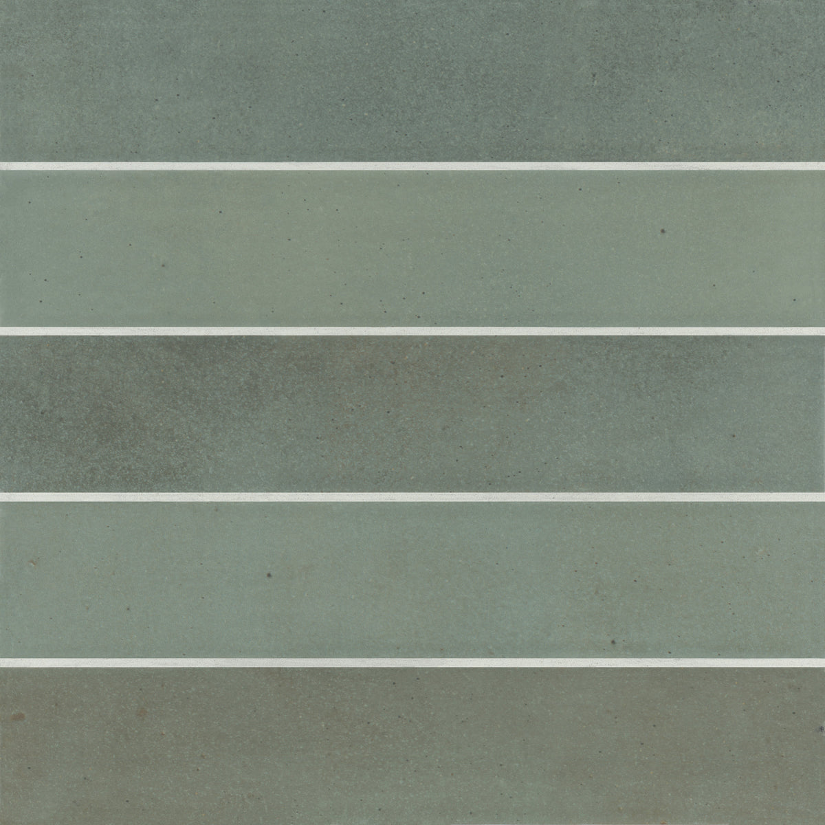 Bedrosians Celine 2.5" x 12" Matte Porcelain Floor & Wall Tile in Sage | Item Code 100003122