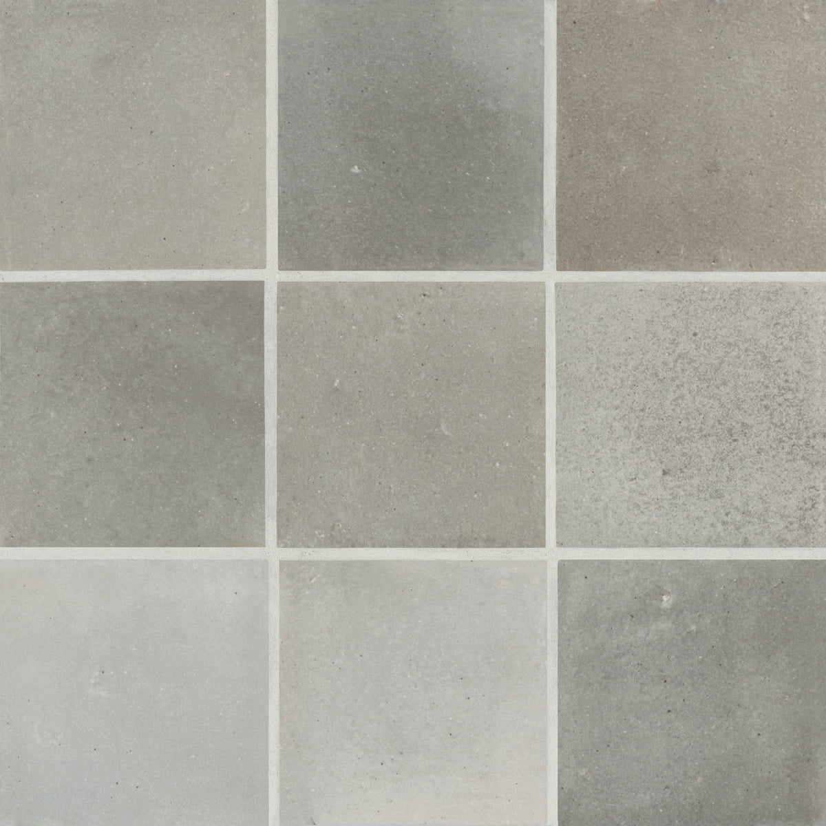 Bedrosians Celine 4" x 4" Matte Porcelain Floor & Wall Tile in Greige | Item Code 100003126