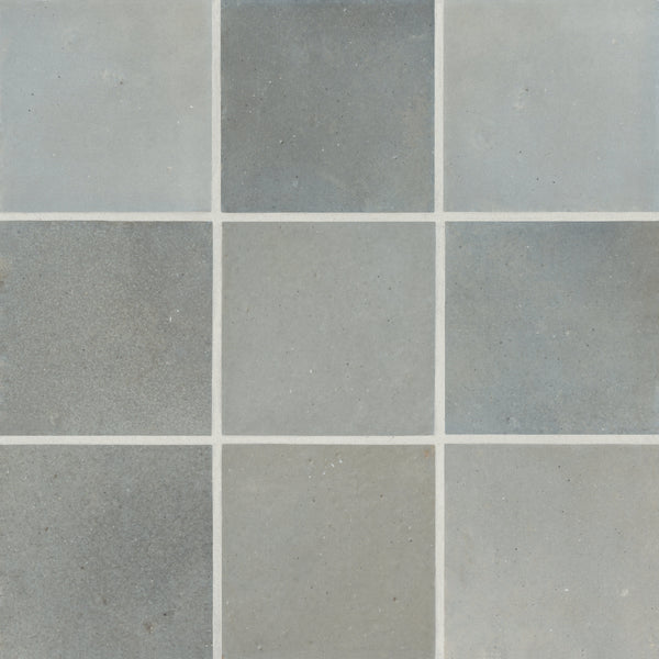 Bedrosians Celine 4" x 4" Matte Porcelain Floor & Wall Tile in Blue | Item Code 100003130