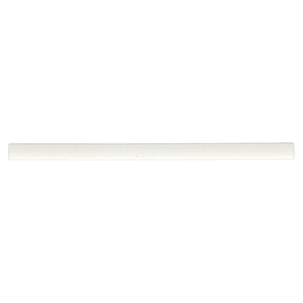Bedrosians Celine 0.5" x 8" Matte Porcelain Jolly Trim in White | Item Code 100003139