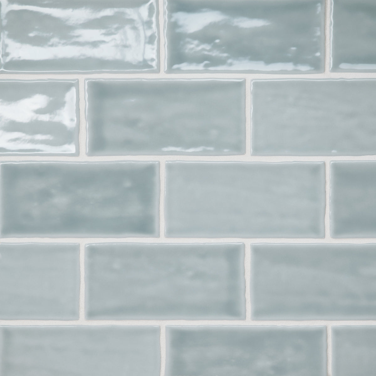 Bedrosians Marin 2.5" x 5" Ceramic Wall Tile in Misty Blue | Item Code 100003153