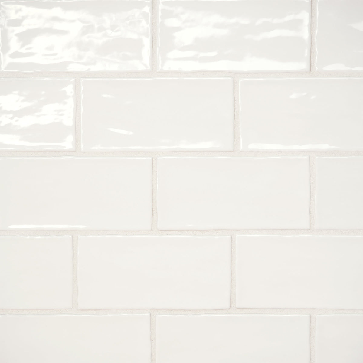 Bedrosians Marin 2.5" x 5" Ceramic Wall Tile in Pearl White | Item Code 100003160