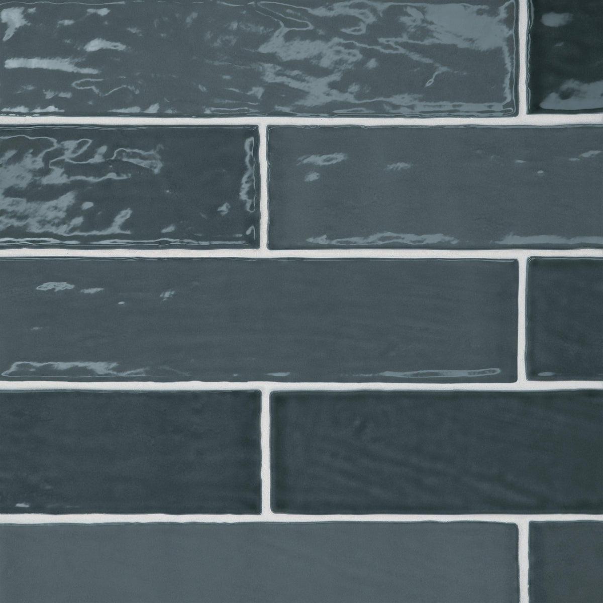 Bedrosians Marin 2.5" x 10" Ceramic Wall Tile in Midnight Tide | Item Code 100003172