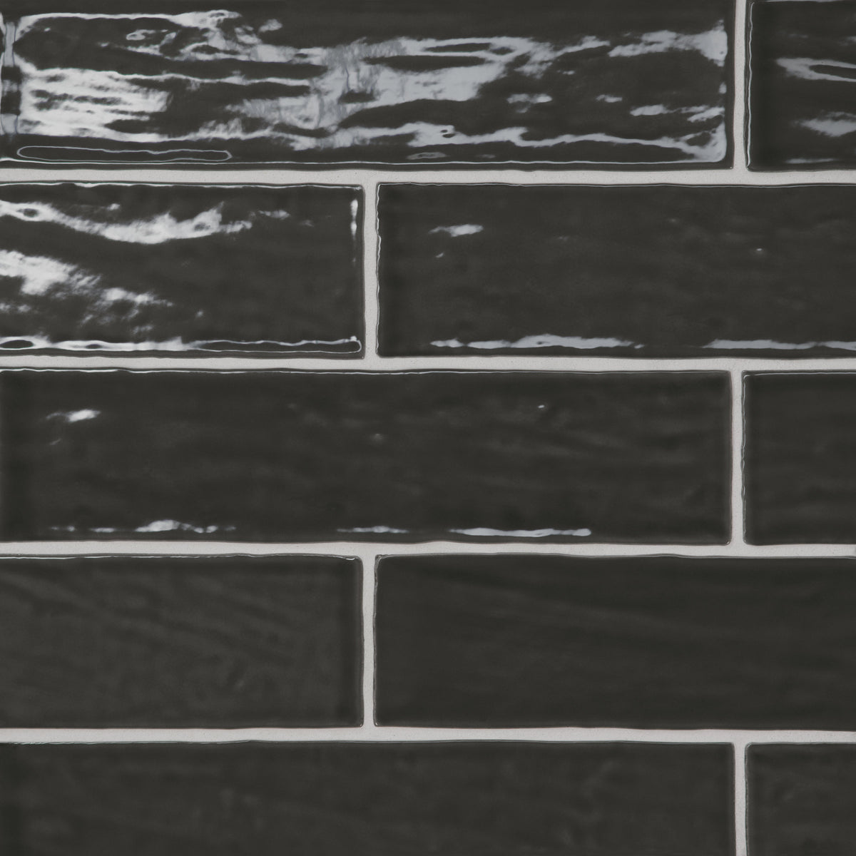 Bedrosians Marin 2.5" x 10" Ceramic Wall Tile in Black Sea | Item Code 100003179
