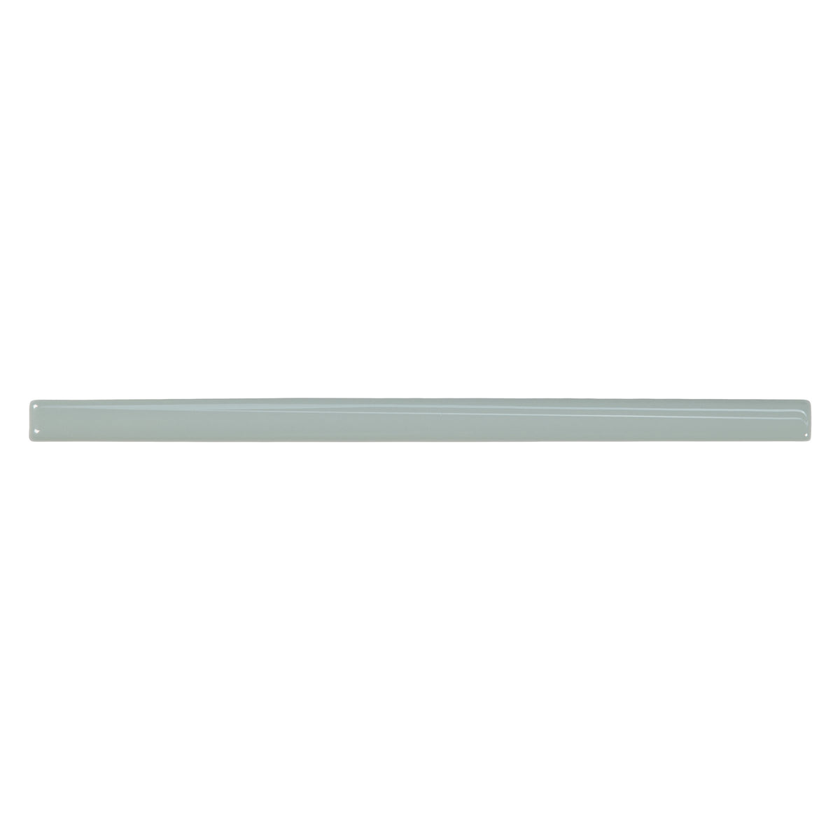 Bedrosians Marin 0.5" x 12" Jolly Miter Edge Ceramic Trim in Aloe Green | Item Code 100003183