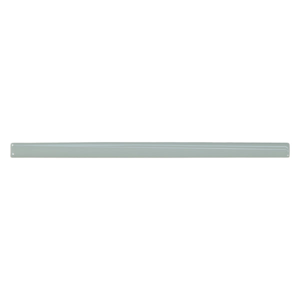 Bedrosians Marin 0.5" x 12" Jolly Miter Edge Ceramic Trim in Aloe Green | Item Code 100003183