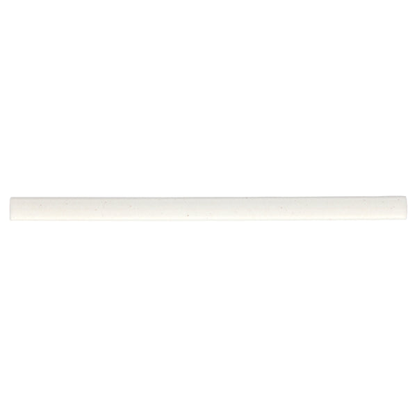 Bedrosians Celine 0.5" x 8" Glossy Jolly Trim in White | Item Code 100003434