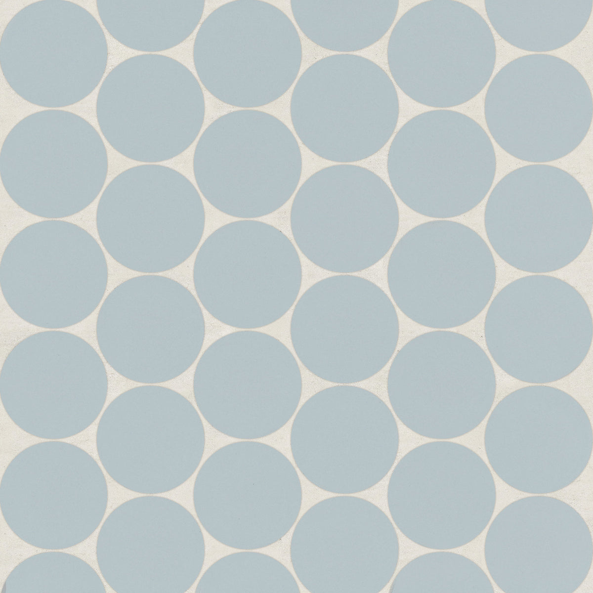 Bedrosians Marin 2" Penny Round Matte Porcelain Mosaic in Misty Blue | Item Code 100004787