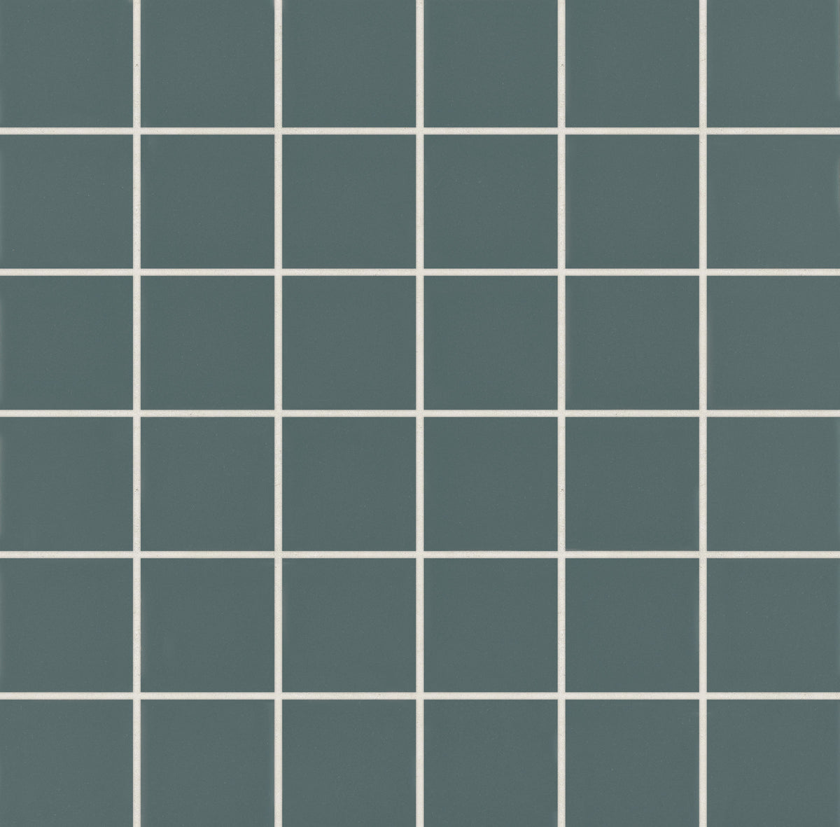 Bedrosians Marin 2" x 2" Square Matte Porcelain Mosaic in Ocean Teal | Item Code 100004798