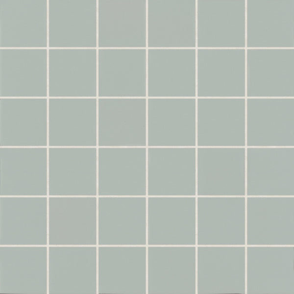 Bedrosians Marin 2" x 2" Square Matte Porcelain Mosaic in Aloe Green | Item Code 100004799