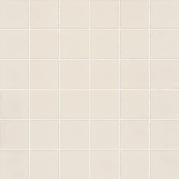 Bedrosians Marin 2" x 2" Square Matte Porcelain Mosaic in Sand Dollar | Item Code 100004802