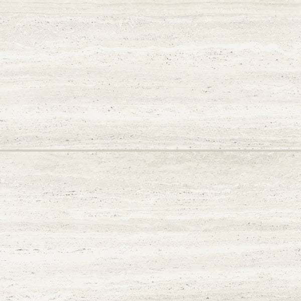 Bedrosians Sensi Roma 24" x 48" Satin Porcelain Field Tile in White | Item Code 100005388