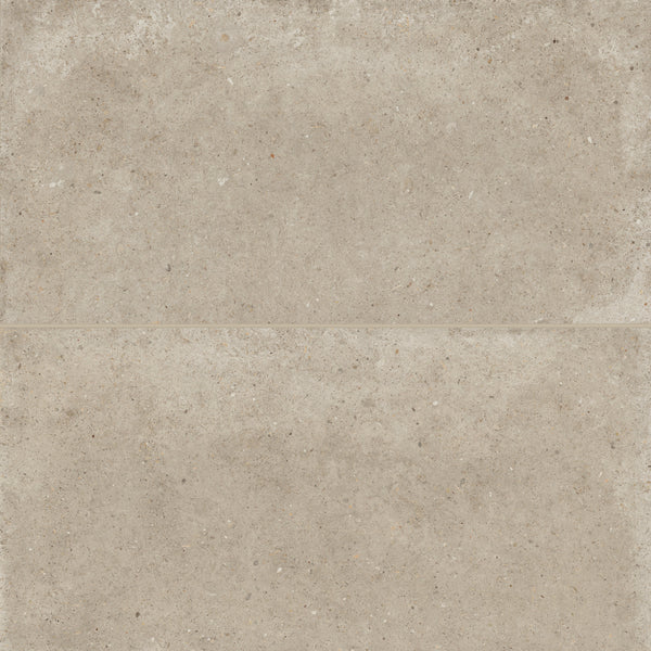 Bedrosians Poetry Stone 24" x 48" Matte Porcelain Field Tile in Ecru | Item Code 100005405