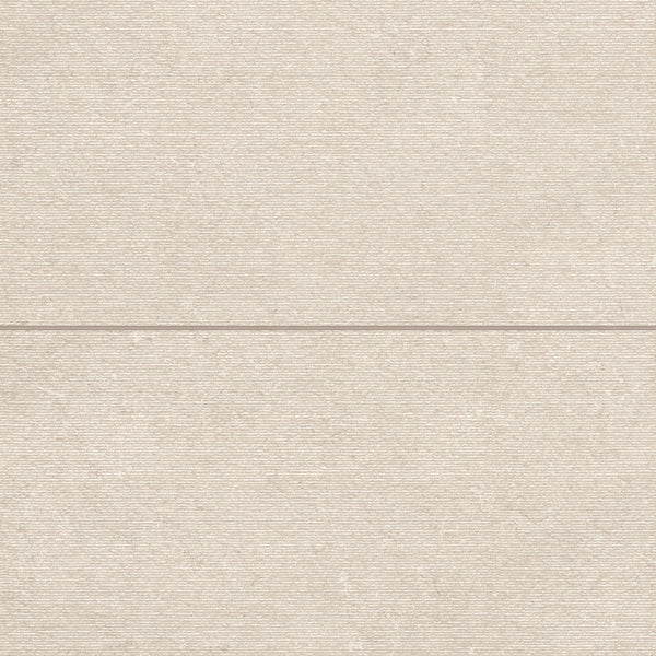 Bedrosians Poetry Stone 24" x 48" Satin Porcelain Deco in Beige | Item Code 100005408