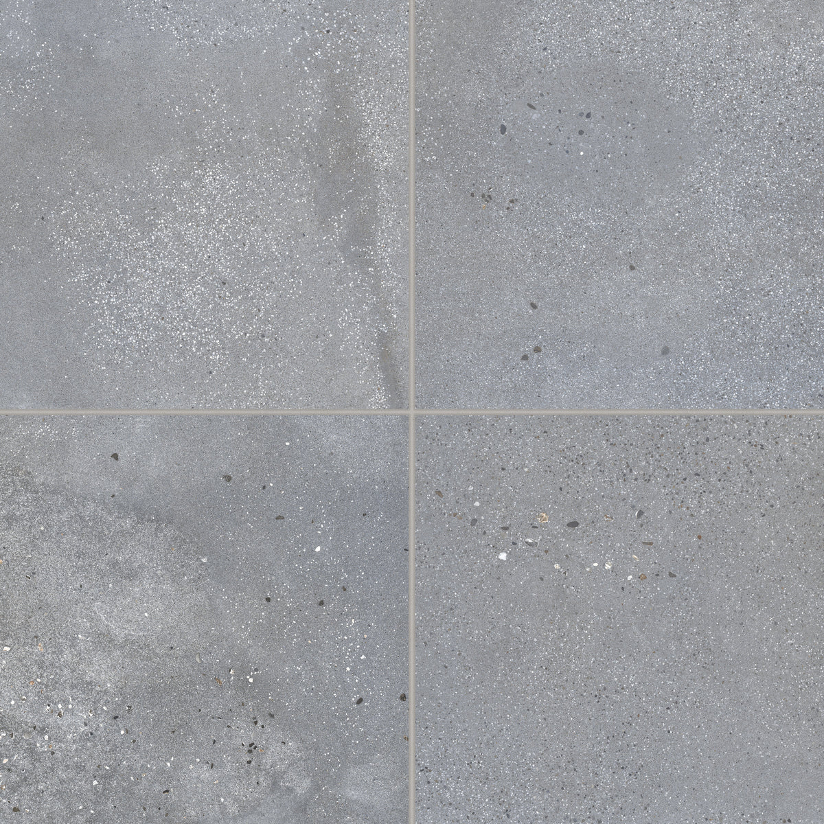 Bedrosians Area 51 24" x 24" Matte Porcelain Field Tile in Steel | Item Code 100005493