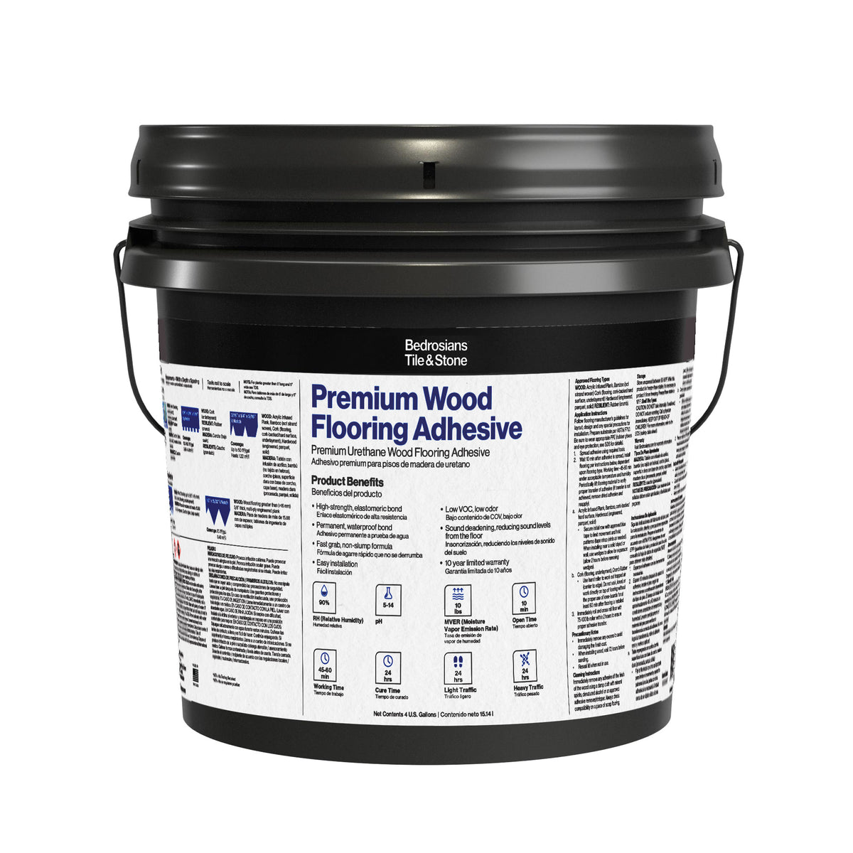 Bedrosians Bedrosians Premium Wood Flooring Adhesive 4gal | Item Code 100006467