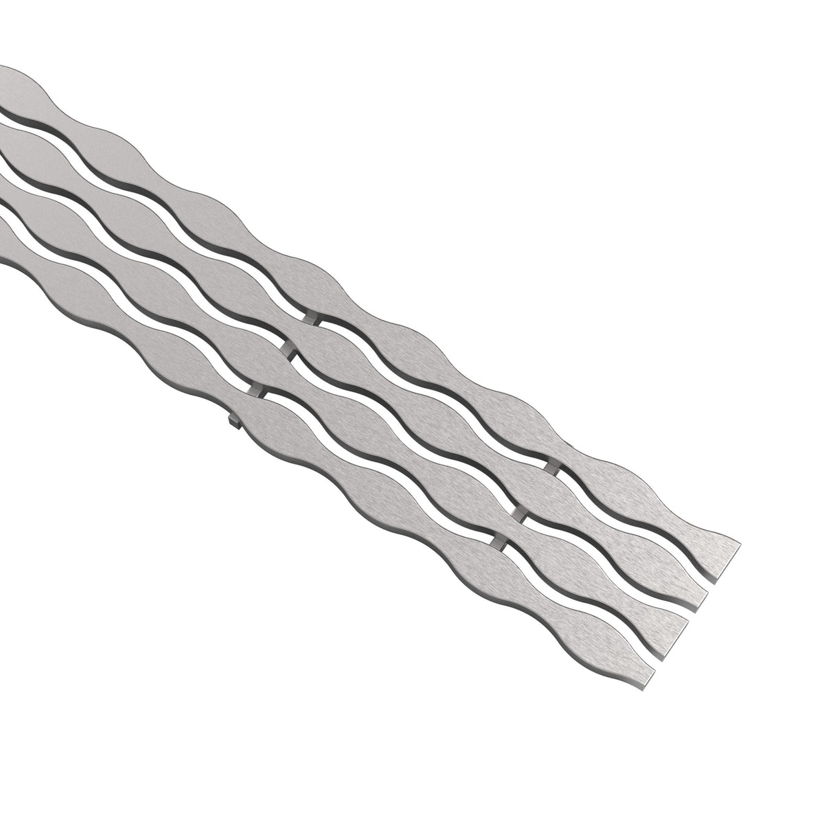 Bedrosians Oatey Showerline Drain Cover - Steam 40" Brushed SS #STREAM40 | Item Code 100006548