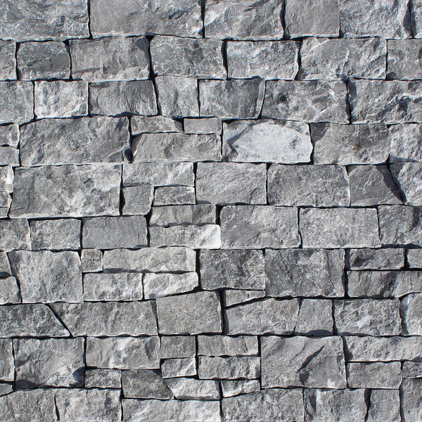 Bedrosians Jumbo Ledger 8" x 22" Marble Wired Mesh in Fossil Grey | Item Code 100006772