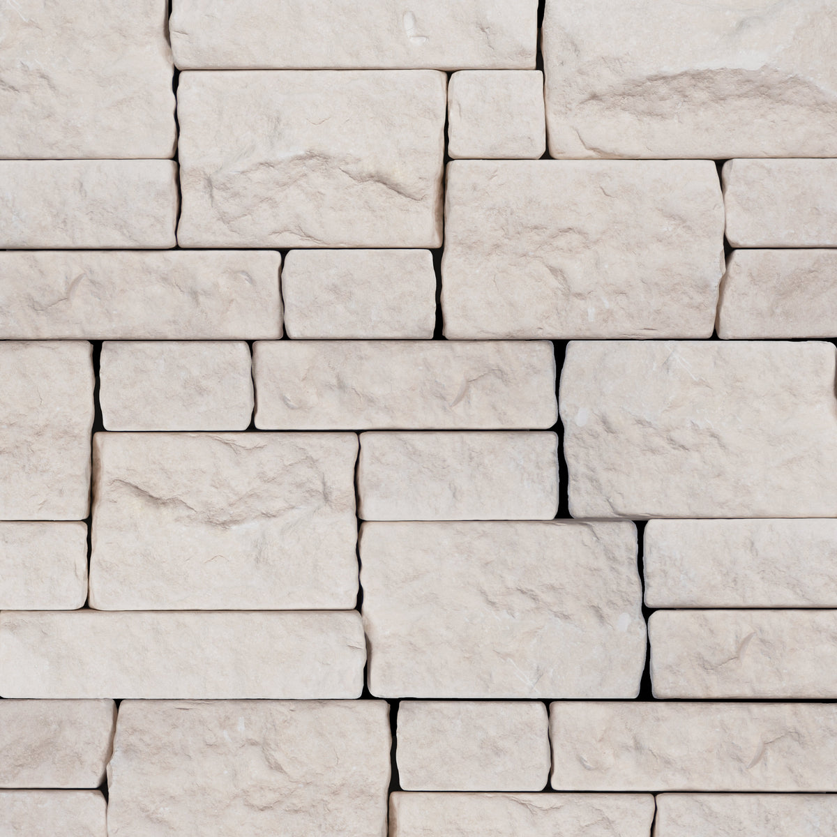 Bedrosians Tumbled Ledger 8" x 22" Limestone Wired Mesh in Light Beige | Item Code 100006896