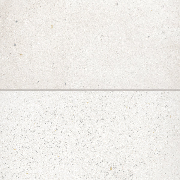 Bedrosians Area 51 24" x 48" Matte Porcelain Paver in White | Item Code 100007086