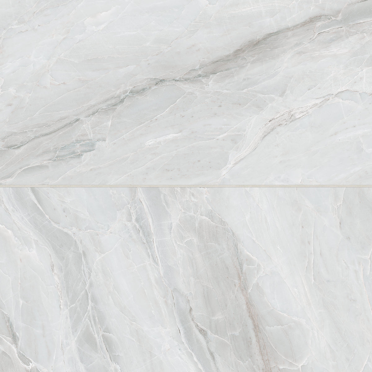 Bedrosians Magnifica Era 24" x 48" - 8mm Polished Porcelain Tile in Pietra Bianca | Item Code 100007415