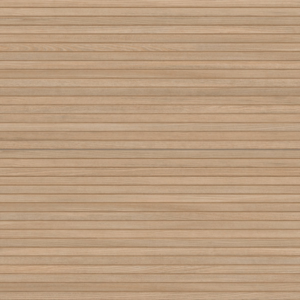 Bedrosians Strata 24" x 48" Ribbed Matte 3D Deco Porcelain in Brandy | Item Code 100007801
