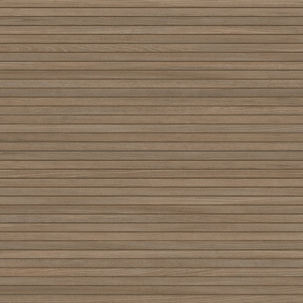 Bedrosians Strata 24" x 48" Ribbed Matte 3D Deco Porcelain in Siena | Item Code 100007802