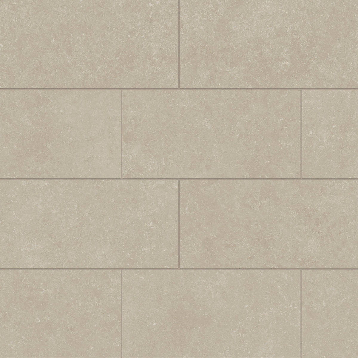 Bedrosians Bluerun 12" x 24" Matte Porcelain Field Tile in Historic Greige | Item Code 100008033