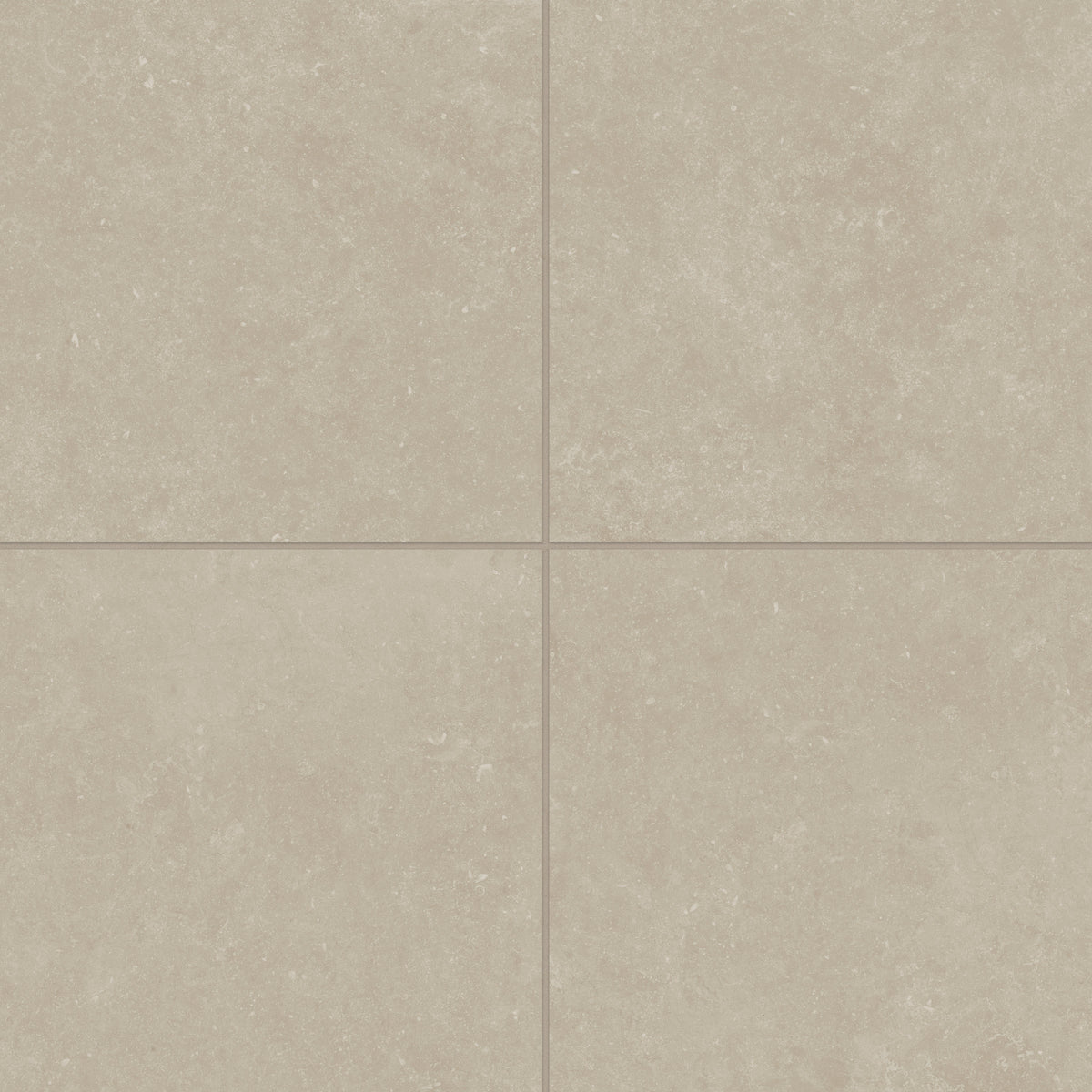 Bedrosians Bluerun 24" x 24" Matte Porcelain Field Tile in Historic Greige | Item Code 100008036