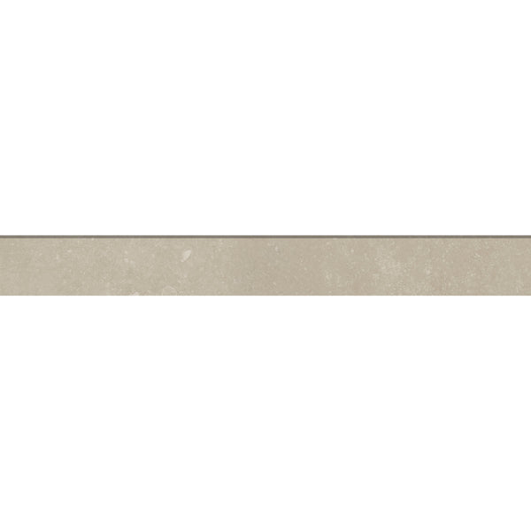 Bedrosians Bluerun 3" x 24" Matte Porcelain Bullnose in Historic Greige | Item Code 100008045