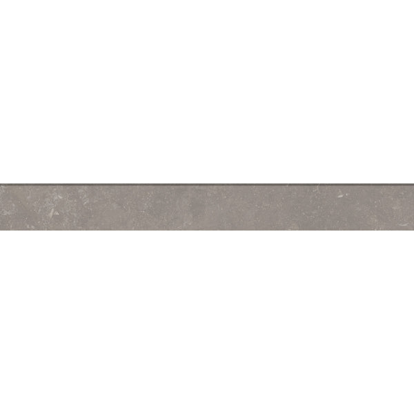 Bedrosians Bluerun 3" x 24" Matte Porcelain Bullnose in Atlas Gray | Item Code 100008046