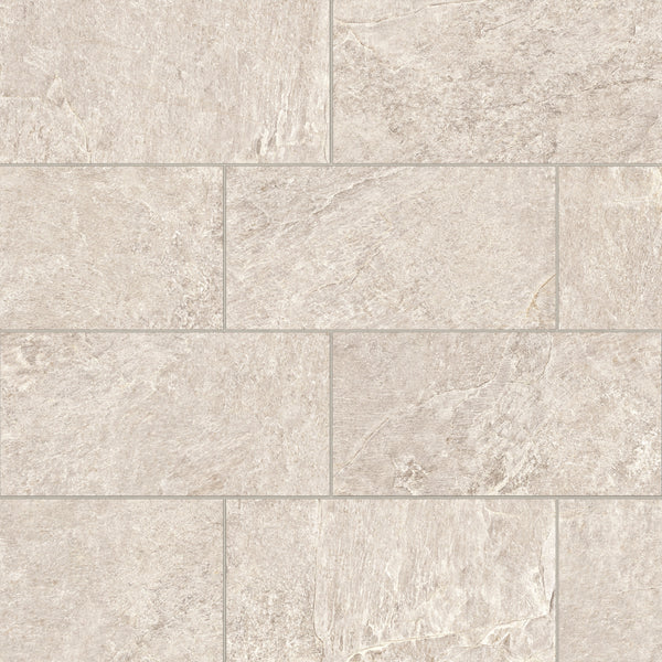 Bedrosians Farmhouse Living 12" x 24" Matte Porcelain Field Tile in Alabaster | Item Code 100008054