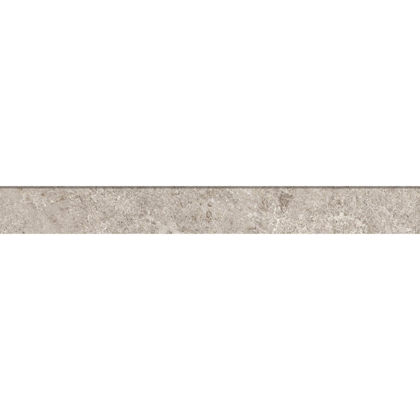 Bedrosians Farmhouse Living 3" x 24" Matte Porcelain Bullnose in Pewter | Item Code 100008065