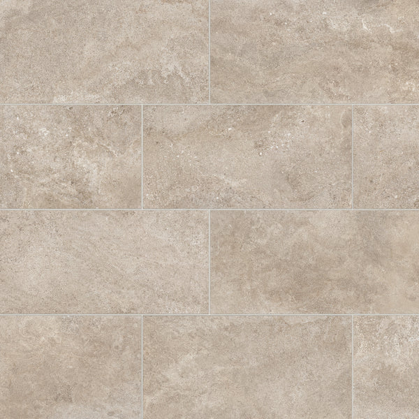 Bedrosians Ikonite 12" x 24" Honed Porcelain Field Tile in Walnut | Item Code 100008623