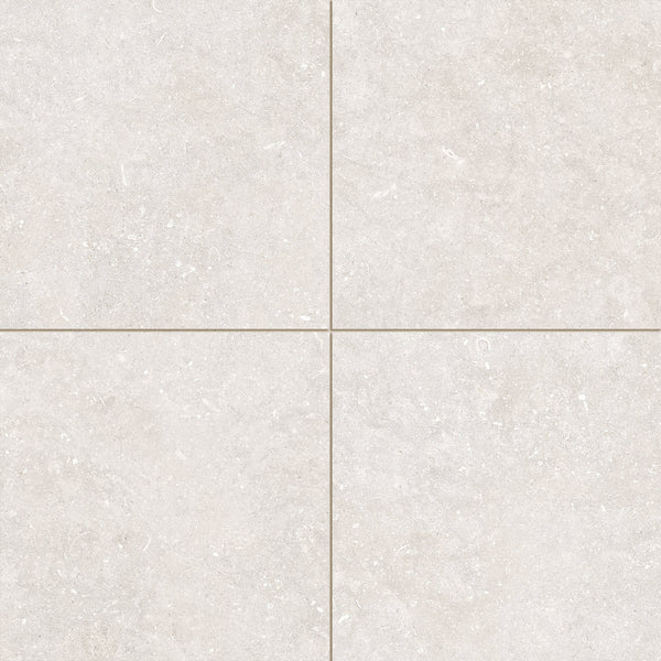 Bedrosians Oda 36" x 36" Soft Textured Matte Porcelain Tile in Ice | Item Code 100008726