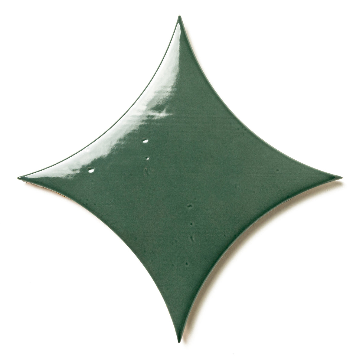 Bedrosians Legacy 6.5" x 6.5" Glossy Kite Porcelain Tile in Lagoon | Item Code 100008851