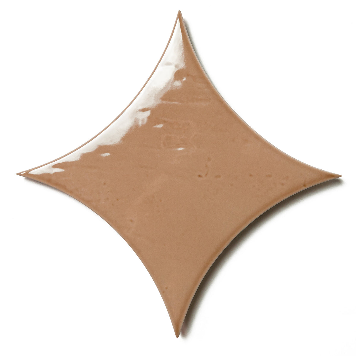 Bedrosians Legacy 6.5" x 6.5" Glossy Kite Porcelain Tile in Siena | Item Code 100008853