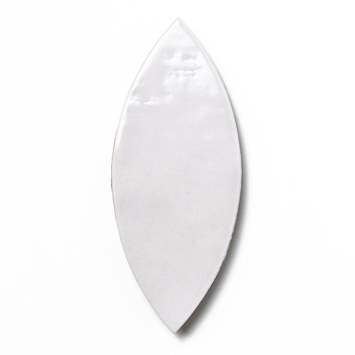 Bedrosians Legacy 3" x 8" Glossy Petal Porcelain Tile in Pearl | Item Code 100008855