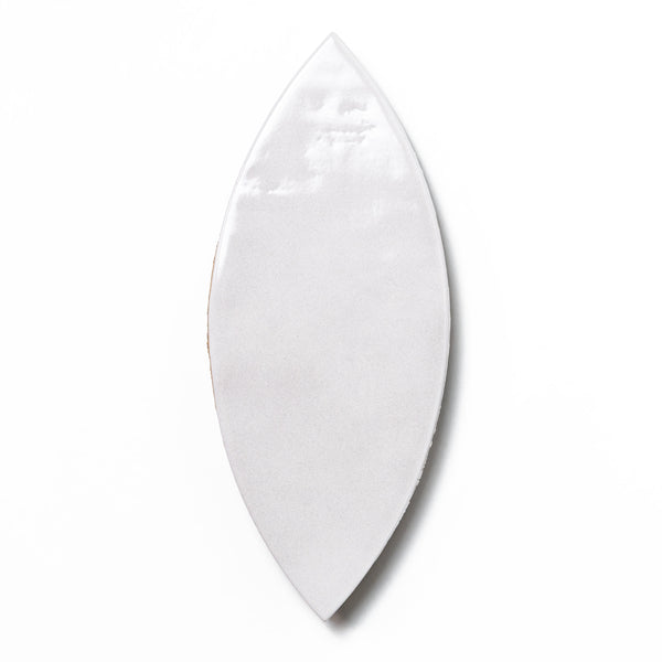Bedrosians Legacy 3" x 8" Glossy Petal Porcelain Tile in Pearl | Item Code 100008855