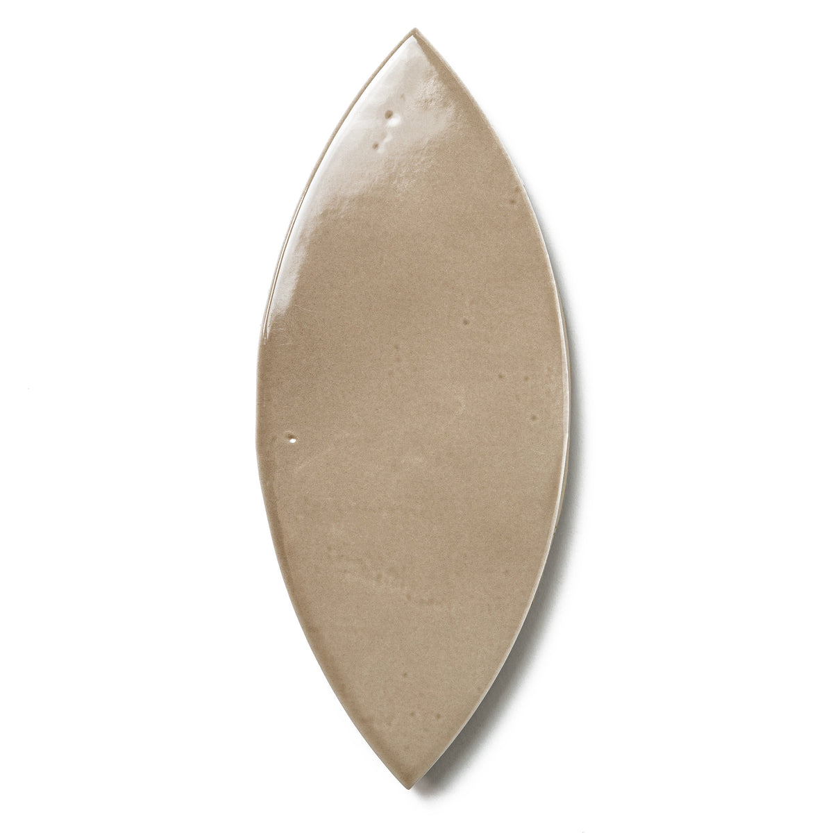 Bedrosians Legacy 3" x 8" Glossy Petal Porcelain Tile in Linen | Item Code 100008856