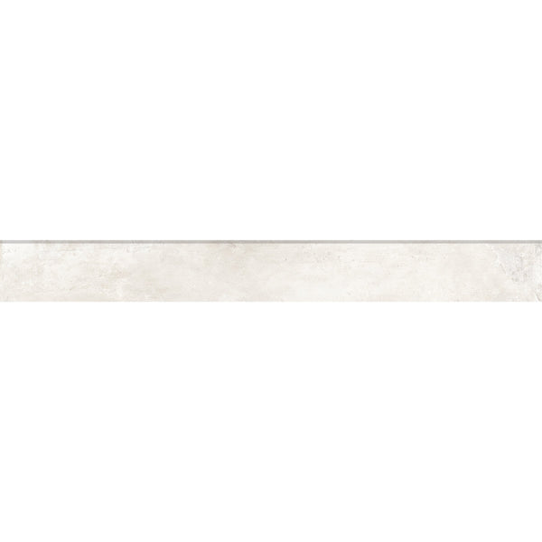 Bedrosians +One 3" x 24" Matte Porcelain Bullnose in Chalk | Item Code 100008981