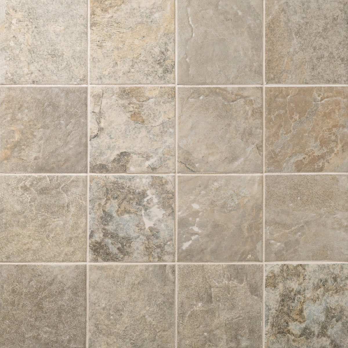 Bedrosians Sinai 6" x 6" R11 Anti-Slip Matte Pressed Porcelain Field Tile in Beige | Item Code 100008990