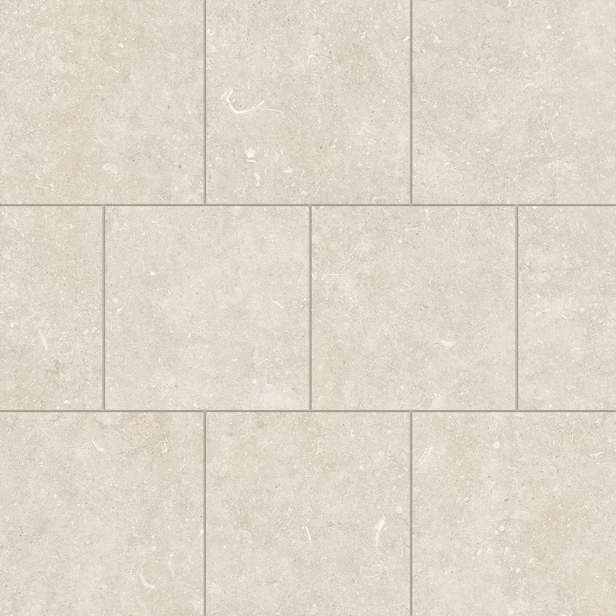 Bedrosians Oda 4" x 4" Soft Textured Matte Porcelain Offset Mosaic in Light | Item Code 100009014