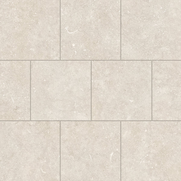 Bedrosians Oda 4" x 4" Soft Textured Matte Porcelain Offset Mosaic in Light | Item Code 100009014