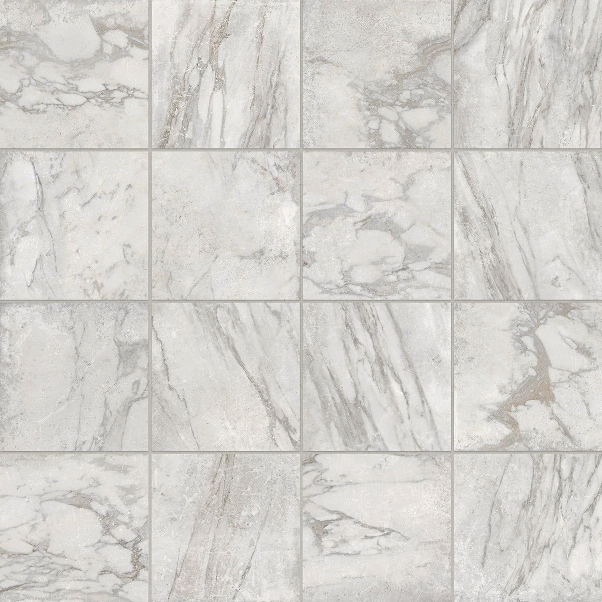 Bedrosians Antica Roma 12" x 12" Matte Porcelain Tile in Grigio | Item Code 100009095