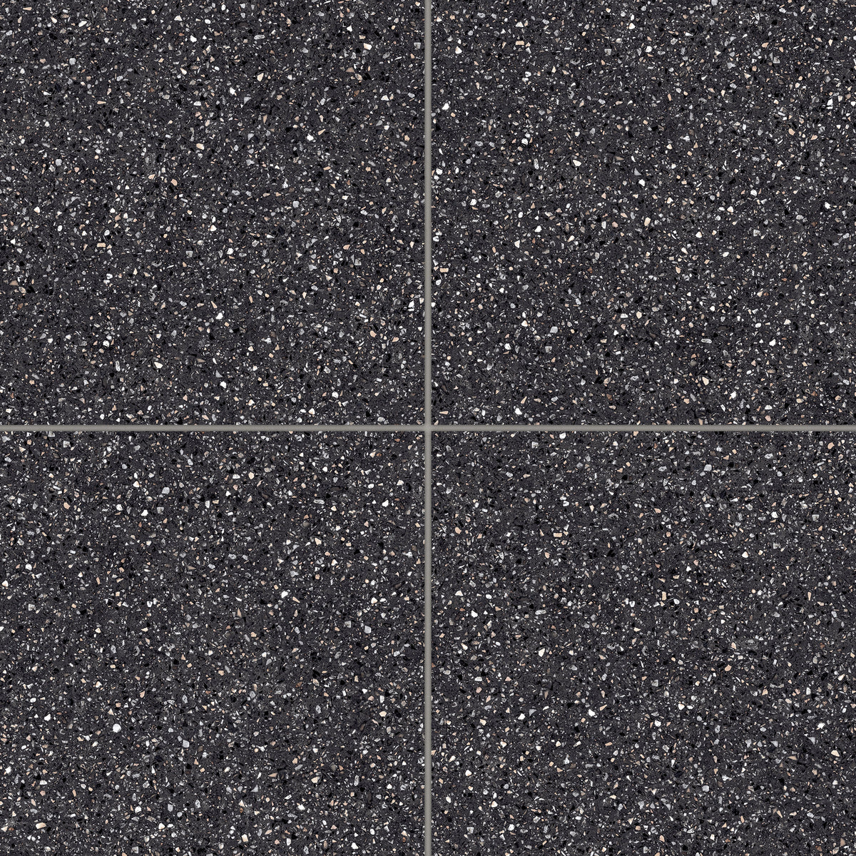 Bedrosians Mystere 24" x 24" Structured Porcelain Tile in Black | Item Code 100009633