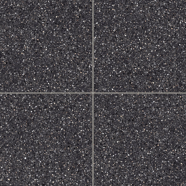 Bedrosians Mystere 24" x 24" Structured Porcelain Tile in Black | Item Code 100009633